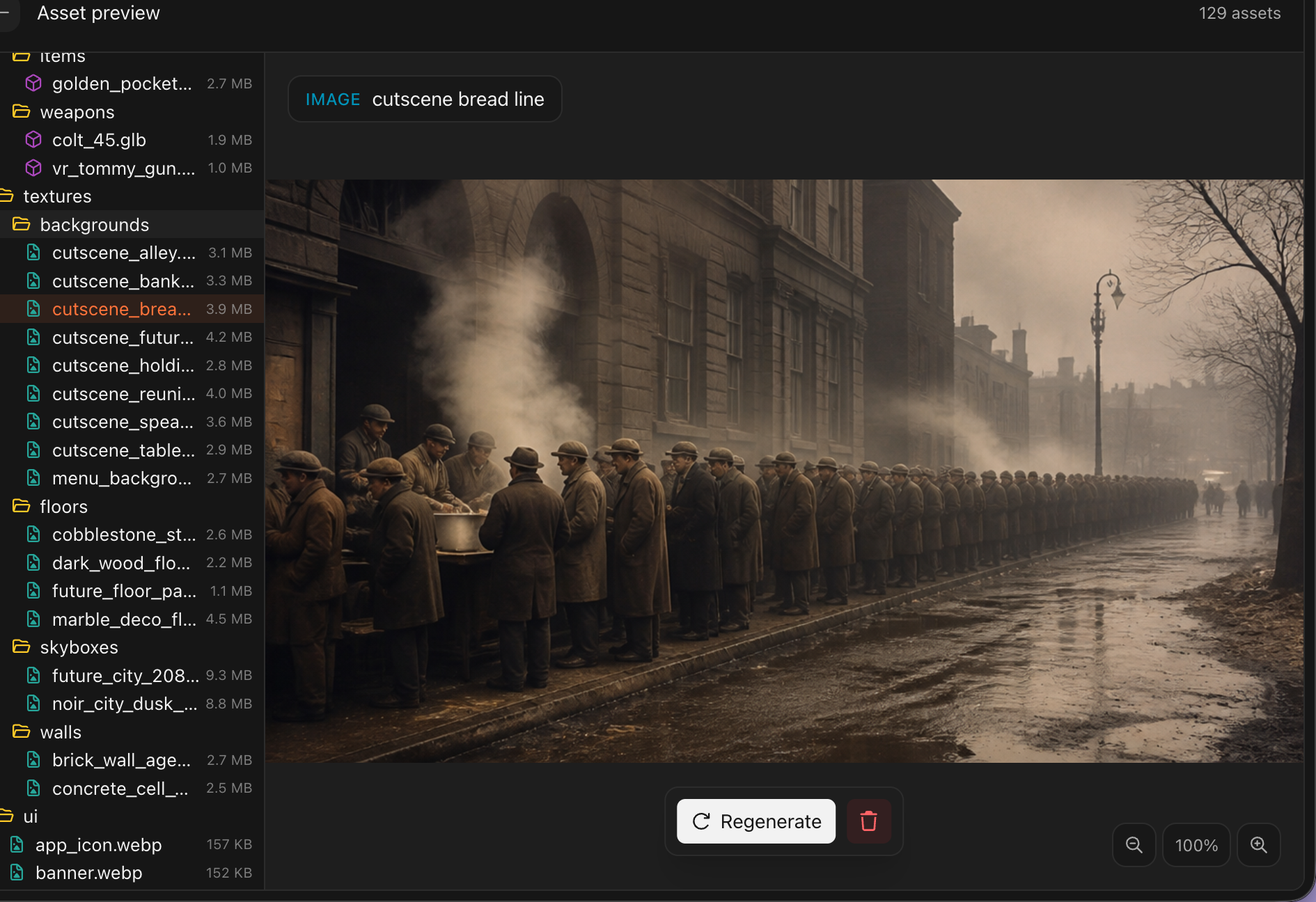 mafiasThroughTime level glimpse 1, rendered in-engine
